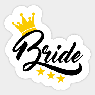 Bride Sticker